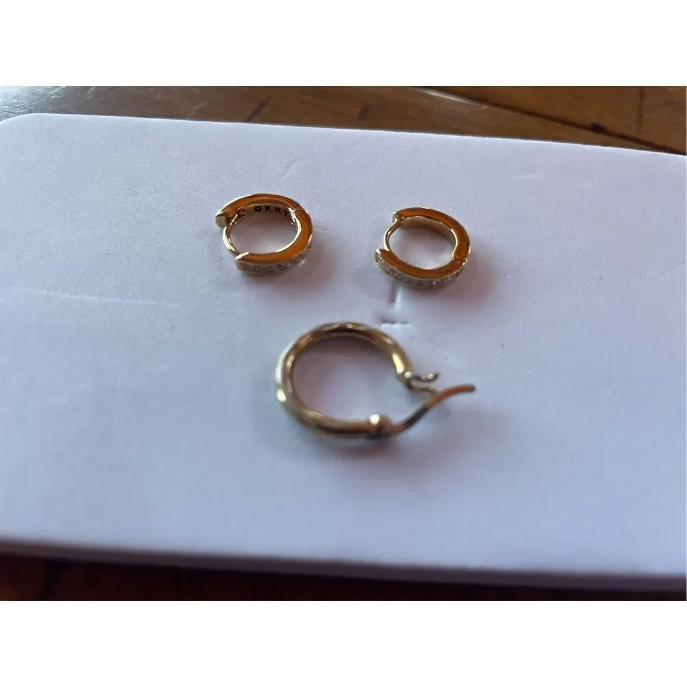 Enchanted Huggie Hoops - DKNY